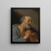 El Santo Pedro penitente - Guido Reni — cuadro enmarcado en la pared