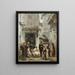 La Performance - Guillaume Charles Brun — cuadro enmarcado en la pared