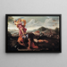 David and Goliath - Guillaume Courtois — framed artwork on a wall