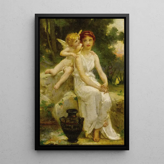 Guillaume Seignac - Cupid Whispering to a Young Maiden.webp