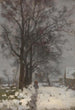 Snowy Landscape Painting - Guillaume Vogels — artwork view