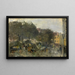 Place des Armes à Ostende - Guillaume Vogels — framed artwork on a wall