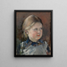 Study of a girl's head for the family portrait of Baron Magnus von Born - Gunnar Berndtson — framed artwork on a wall