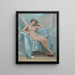 a female nude model - Gunnar Berndtson — framed artwork on a wall