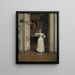 La Femme à l'oiseau au château de Maisons-Laffitte - Gunnar Berndtson — framed artwork on a wall