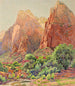 El parque nacional de los Patriarcas de Zion - Gunnar Mauritz Widforss — vista de la obra