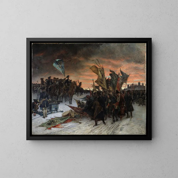 Narva - Gustaf Cederström — cuadro enmarcado en la pared