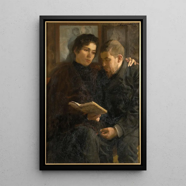 A Poem - Gustaf Lagerström — framed artwork on a wall