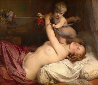 Joven madre con niño - Gustaf Wappers — vista de la obra