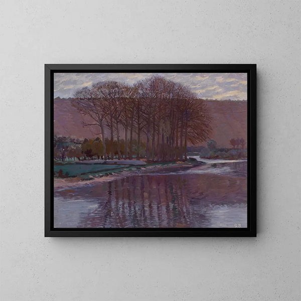 Laque noire en Krems - Gustav Bamberger — cuadro enmarcado en la pared