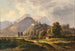 Vista de las ruinas del castillo de Glanegg - Gustav Barbarini — vista de la obra