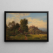 Castillo de Hollenegg - Gustav Barbarini — cuadro enmarcado en la pared