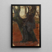 Estudio de árbol - Gustav Kampmann — cuadro enmarcado en la pared