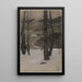 Winter Day Damp - Gustav Kampmann — framed artwork on a wall
