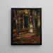 In the deciduous forest - Gustav Kampmann — framed artwork on a wall