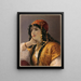 Odalisque - Gustav Karl Ludwig Richter — framed artwork on a wall