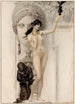 Allegory of Sculpture - Gustav Klimt — artwork view