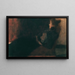 Dame au coin du feu - Gustav Klimt — framed artwork on a wall
