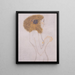 La Souffrance des personnes faibles - Gustav Klimt — framed artwork on a wall