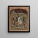 Project for the curtain of the Reichenberg theater - Gustav Klimt — framed artwork on a wall