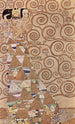 L'Attente - Gustav Klimt — vista de la obra