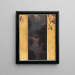 Love - Gustav Klimt — framed artwork on a wall