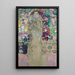 Retrato póstumo de Ria Munk III - Gustav Klimt — cuadro enmarcado en la pared