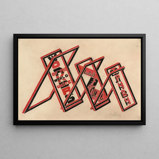 Gustav Klutsis - Propaganda Stand Workers of the World Unite.webp