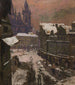 Una vista de la plaza del casco antiguo - Gustav Macoun — vista de la obra