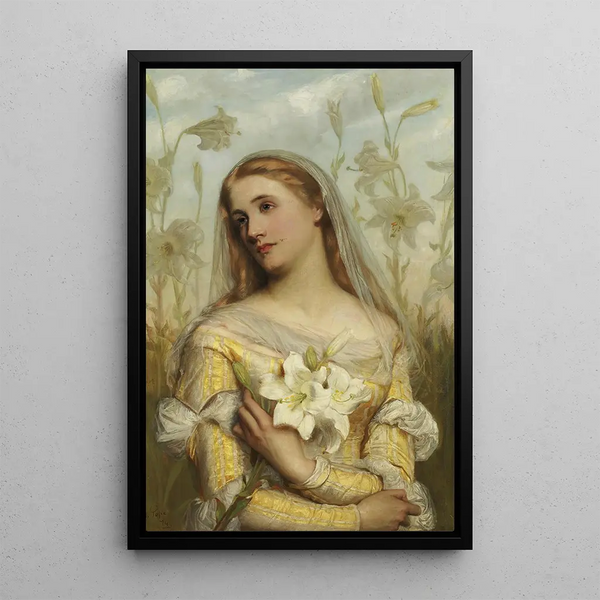 Lys - Gustav Pope — framed artwork on a wall