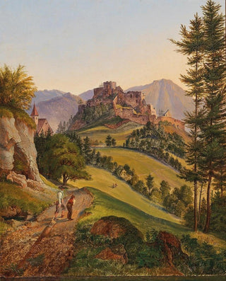 Gustav Reinhold - Die Ruine der Veste Clam bey Schottwien.webp