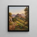 Les ruines de Veste Clam près de Schottwien - Gustav Reinhold — framed artwork on a wall