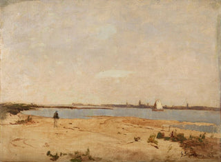 Gustav Schnleber - Blick auf Gorkum.webp
