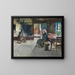 The Retired Farmers - Gustav Wentzel — framed artwork on a wall