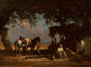 GustaveAchille Guillaumet - An Arab Encampment.webp
