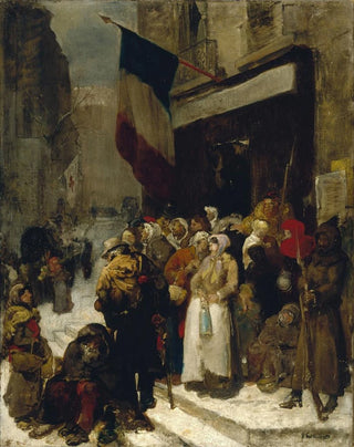 GustaveAchille Guillaumet - Cantine municipale au faubourg SaintMartin pendant le sige de Paris 1871.webp