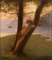 Figura mitológica en una isla - Gustave-Claude-Étienne Courtois — vista de la obra
