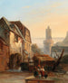 Andernach sobre el Rin Lavanderas en el molino - Gustave Adolphe Simonau — vista de la obra