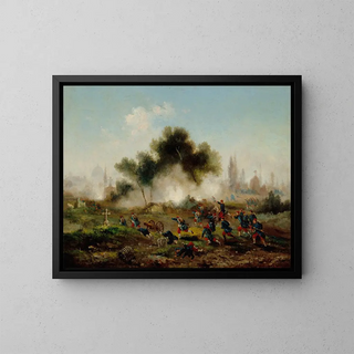 Gustave Boulanger - Assaut dun cimetire par les troupes rgulires mai 1871.webp