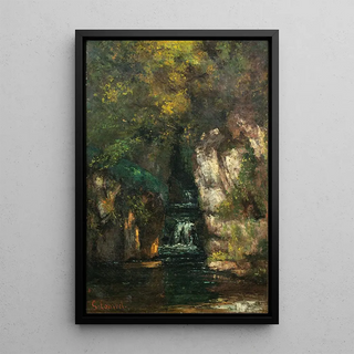 Gustave Courbet - A Waterfall Near Ornans.webp