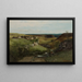 Castillo de Ornans - Gustave Courbet — cuadro enmarcado en la pared