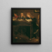 Tres escolares - Gustave Courbet — cuadro enmarcado en la pared
