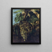 Racimo de uvas - Gustave Courbet — cuadro enmarcado en la pared