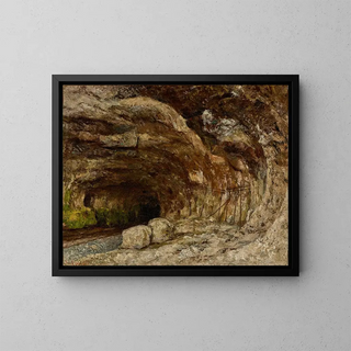 Gustave Courbet - Grotto of Sarrazine near NanssousSainteAnne.webp