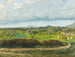 Paisaje con muro y huerto - Gustave Courbet — vista de la obra
