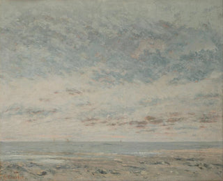 Gustave Courbet - Low Tide at Trouville.webp