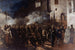 Bomberos en un incendio - Gustave Courbet — vista de la obra