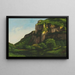 Rochers à Mouthier - Gustave Courbet — framed artwork on a wall