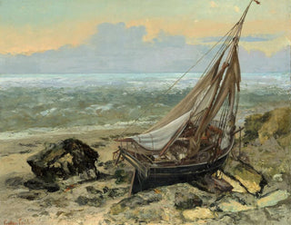 El barco de pesca - Gustave Courbet — vista de la obra