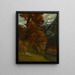 El Glen en Ornans Bordes del Doubs Efecto de Otoño - Gustave Courbet — cuadro enmarcado en la pared